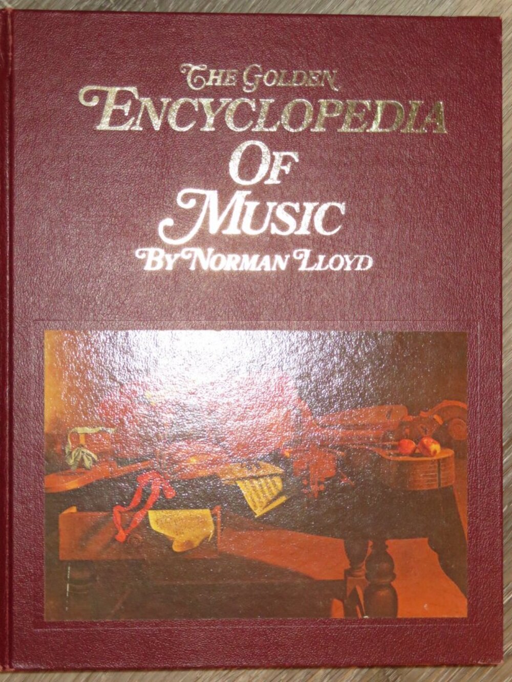 Golden Encyclopedia of MUSIC Norman Lloyd Hardcover Vintage 1968 (K819)